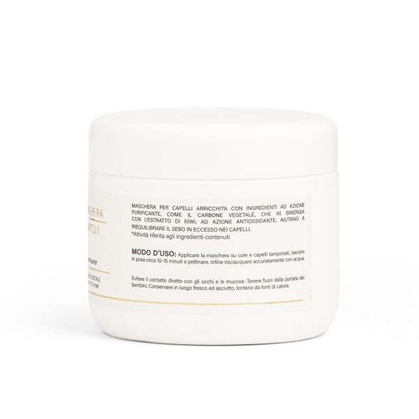 MASCHERA CAPELLI BLACK DETOX  PURIFICANTE, ANTIOSSIDANTE, EMOLLIENTE - immagine 3