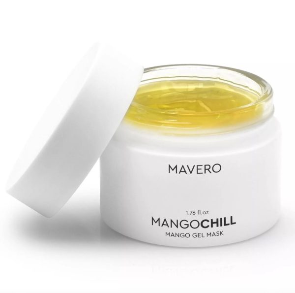 MANGOCHILL - maschera viso rinfrescante con estratti di mango, olio di semi d'uva, vitamine A-E e pantenolo